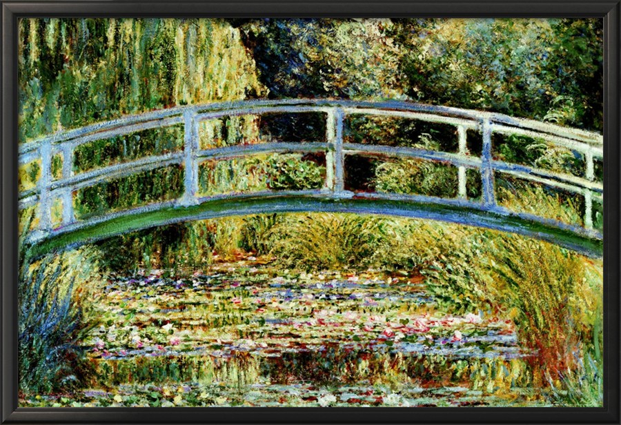 Le Pont Japonais A Giverny-Claude Monet Painting